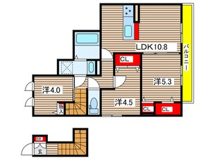 仮)D-ROOM大覚寺の物件間取画像